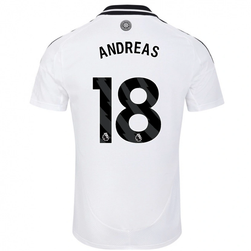 Danxen Damen Andreas Pereira #18 Weiß Heimtrikot Trikot 2024/25 T-Shirt Schweiz