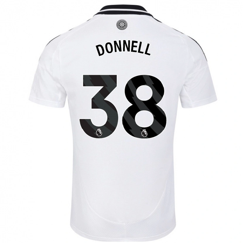 Danxen Damen Chris Donnell #38 Weiß Heimtrikot Trikot 2024/25 T-Shirt Schweiz