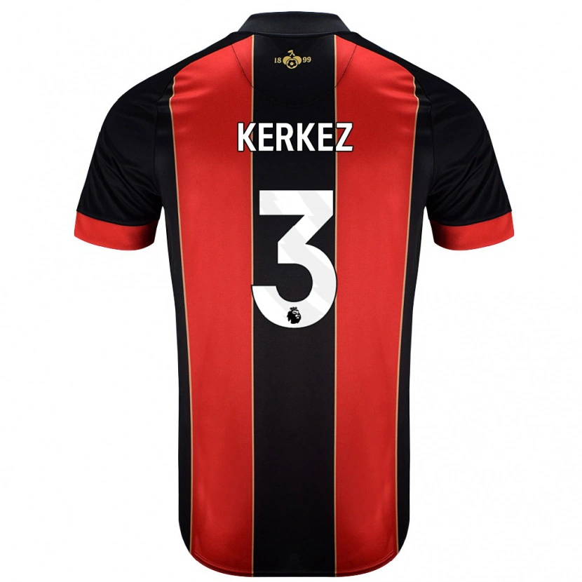 Danxen Damen Milos Kerkez #3 Rot Schwarz Heimtrikot Trikot 2024/25 T-Shirt Schweiz