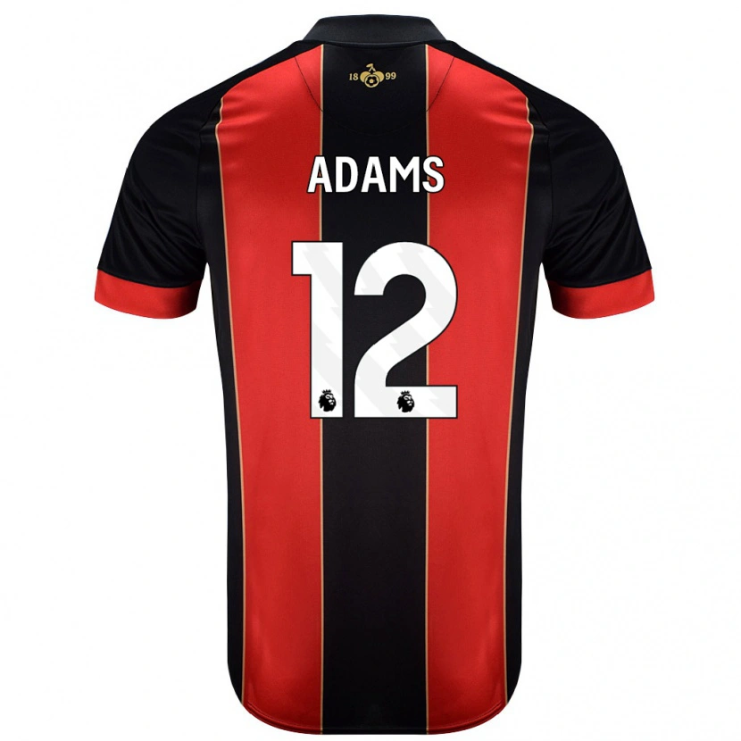 Danxen Damen Tyler Adams #12 Rot Schwarz Heimtrikot Trikot 2024/25 T-Shirt Schweiz