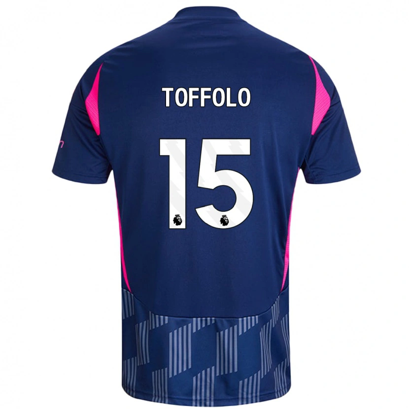 Danxen Damen Harry Toffolo #15 Königsblau Rosa Auswärtstrikot Trikot 2024/25 T-Shirt Schweiz