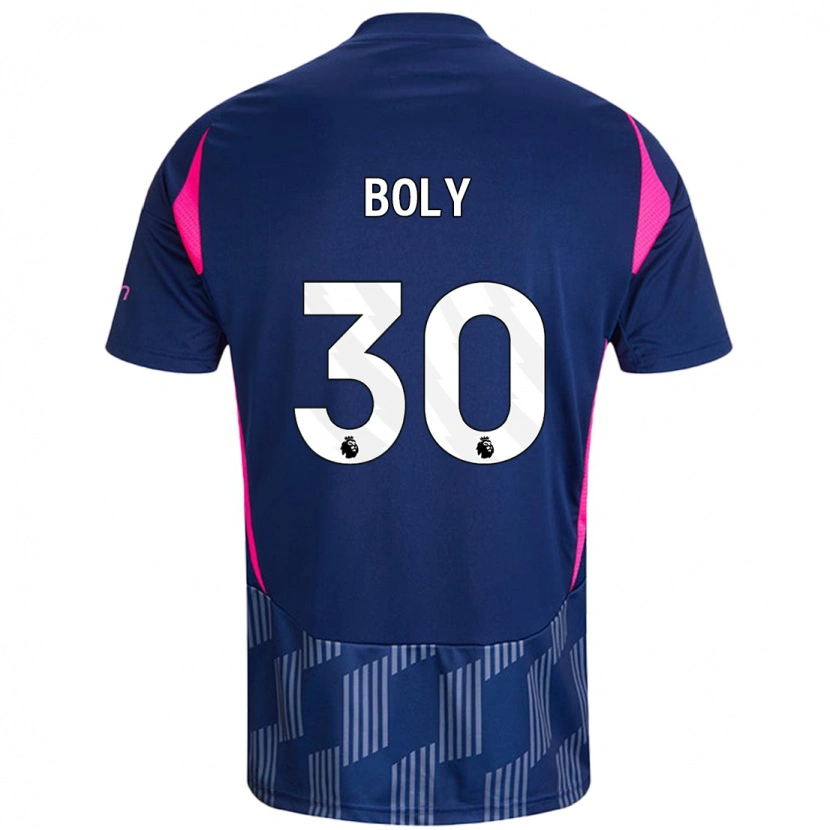 Danxen Damen Willy Boly #30 Königsblau Rosa Auswärtstrikot Trikot 2024/25 T-Shirt Schweiz