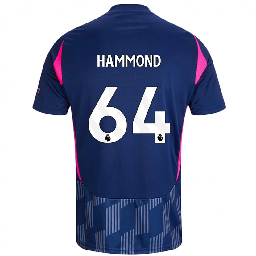 Danxen Damen Ben Hammond #64 Königsblau Rosa Auswärtstrikot Trikot 2024/25 T-Shirt Schweiz