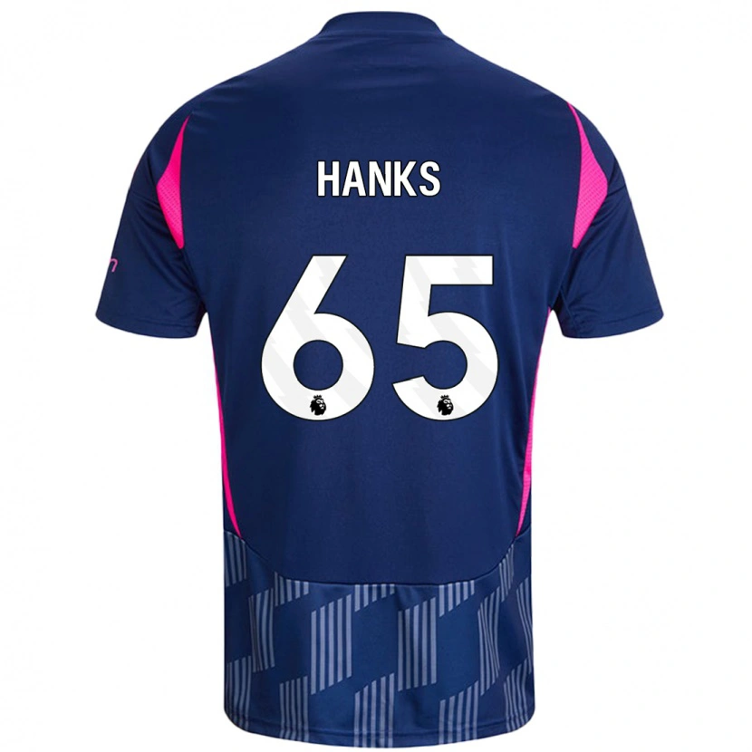 Danxen Damen Justin Hanks #65 Königsblau Rosa Auswärtstrikot Trikot 2024/25 T-Shirt Schweiz