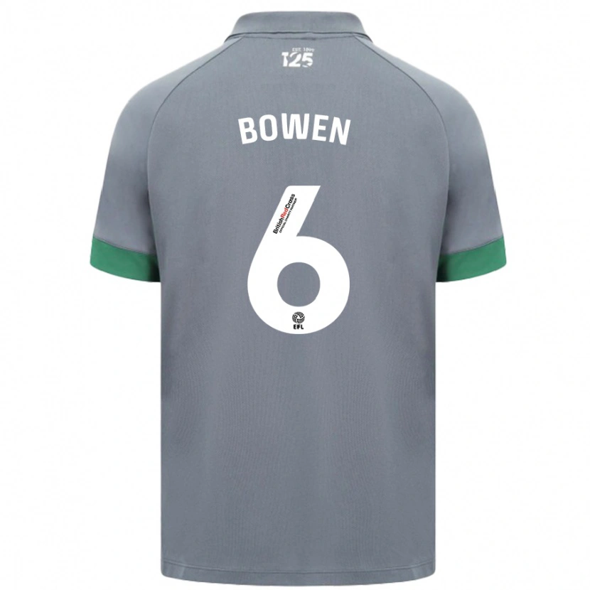 Danxen Damen Megan Bowen #6 Dunkelgrau Auswärtstrikot Trikot 2024/25 T-Shirt Schweiz