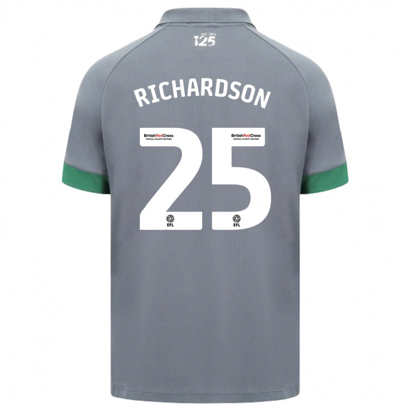 Danxen Damen Tija Richardson #25 Dunkelgrau Auswärtstrikot Trikot 2024/25 T-Shirt Schweiz