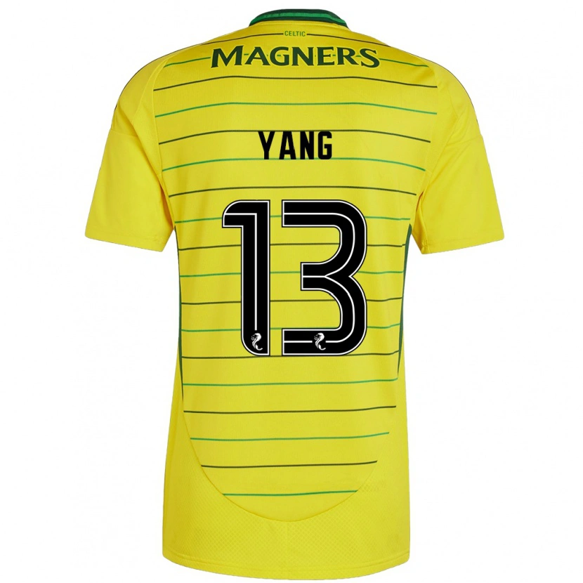 Danxen Damen Hyun-Jun Yang #13 Gelb Auswärtstrikot Trikot 2024/25 T-Shirt Schweiz