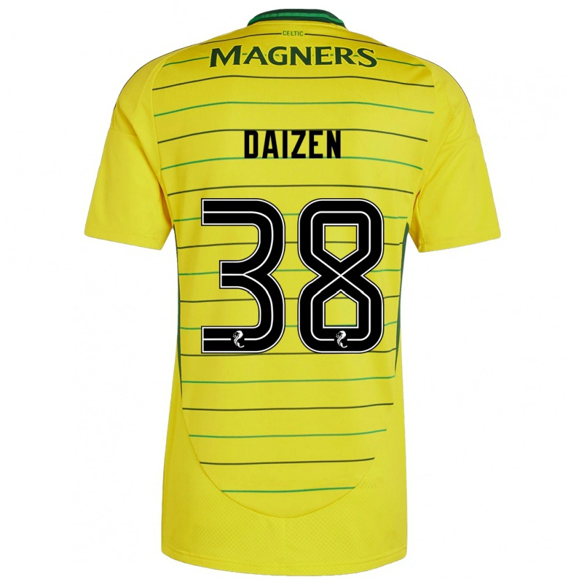 Danxen Damen Daizen Maeda #38 Gelb Auswärtstrikot Trikot 2024/25 T-Shirt Schweiz