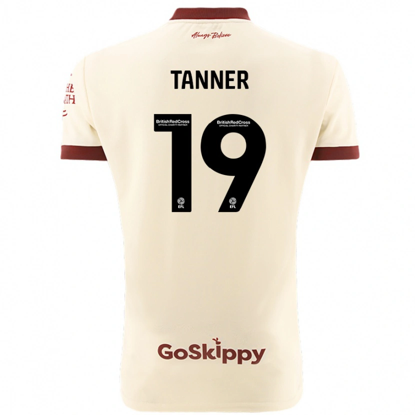 Danxen Damen George Tanner #19 Cremeweiß Auswärtstrikot Trikot 2024/25 T-Shirt Schweiz