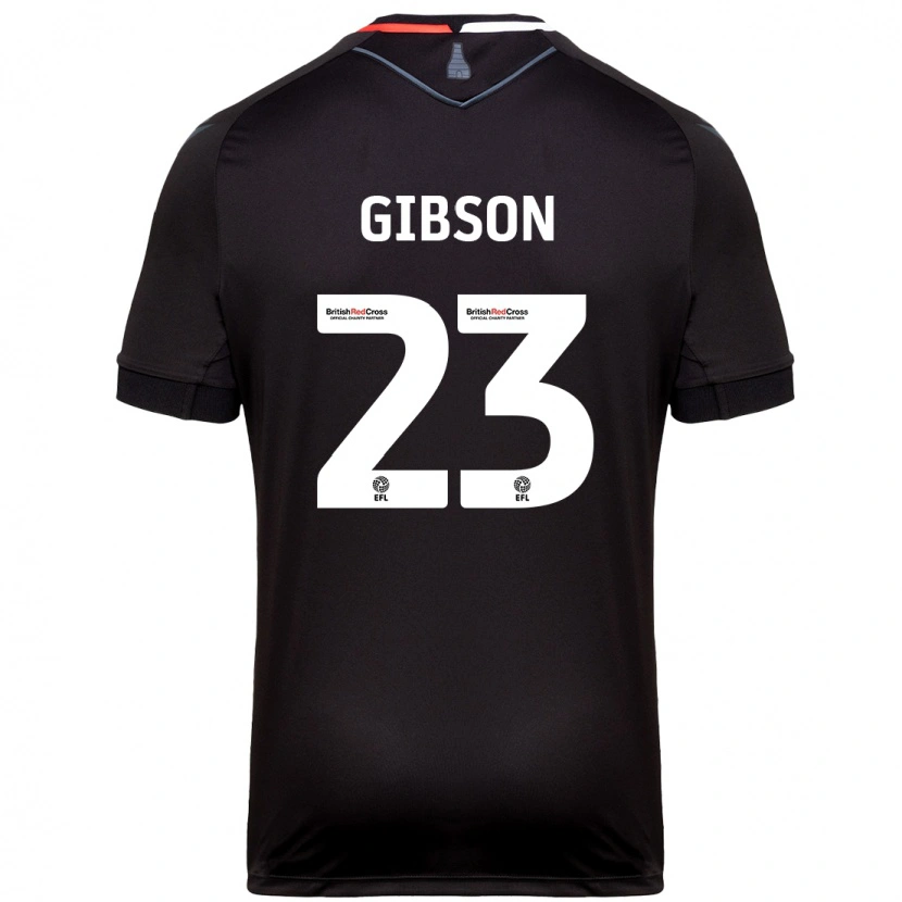 Danxen Damen Ben Gibson #23 Schwarz Auswärtstrikot Trikot 2024/25 T-Shirt Schweiz