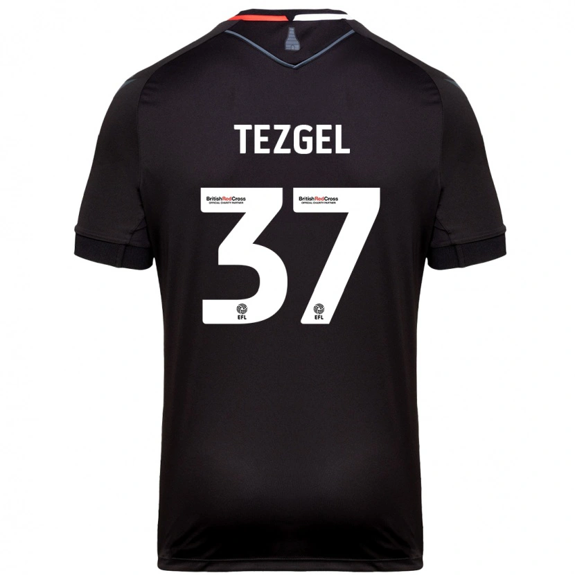 Danxen Damen Emre Tezgel #37 Schwarz Auswärtstrikot Trikot 2024/25 T-Shirt Schweiz