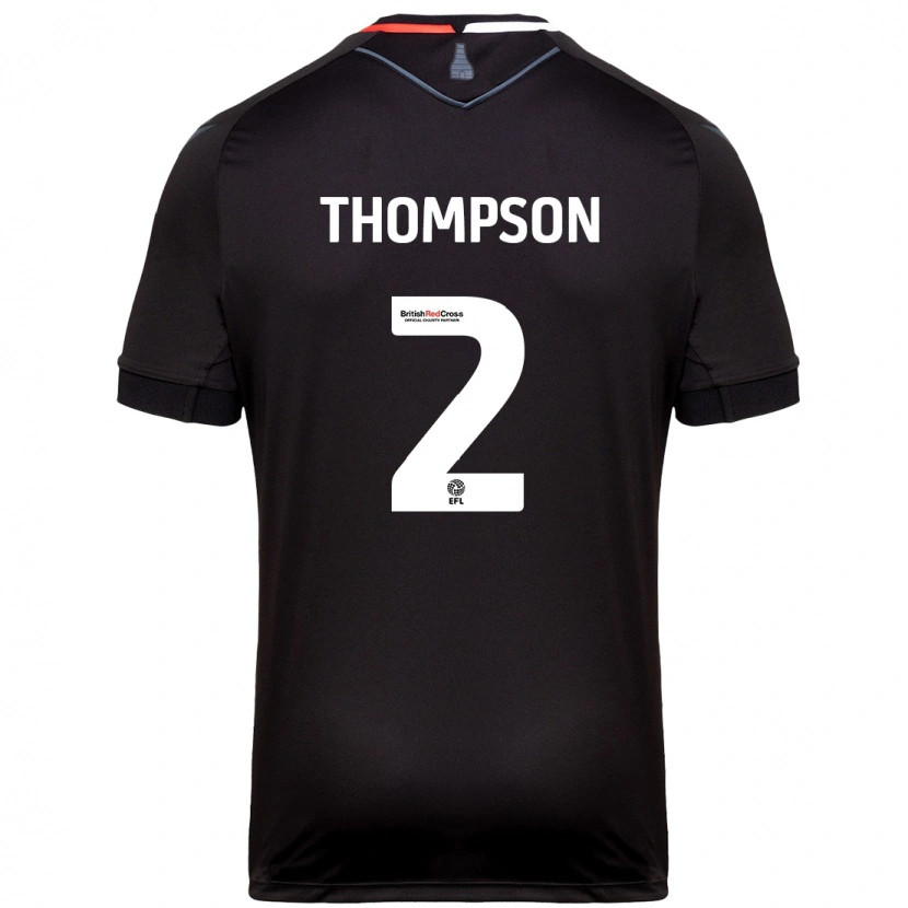 Danxen Damen Sophie Thompson #2 Schwarz Auswärtstrikot Trikot 2024/25 T-Shirt Schweiz
