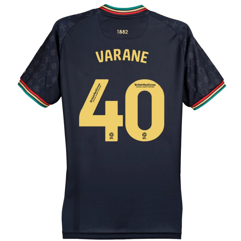 Danxen Damen Jonathan Varane #40 Dunkelmarineblau Auswärtstrikot Trikot 2024/25 T-Shirt Schweiz