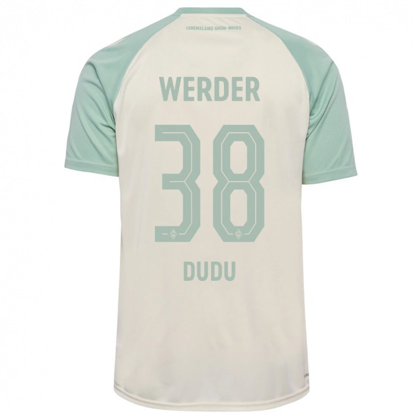 Danxen Damen Dudu #38 Cremeweiß Hellgrün Auswärtstrikot Trikot 2024/25 T-Shirt Schweiz
