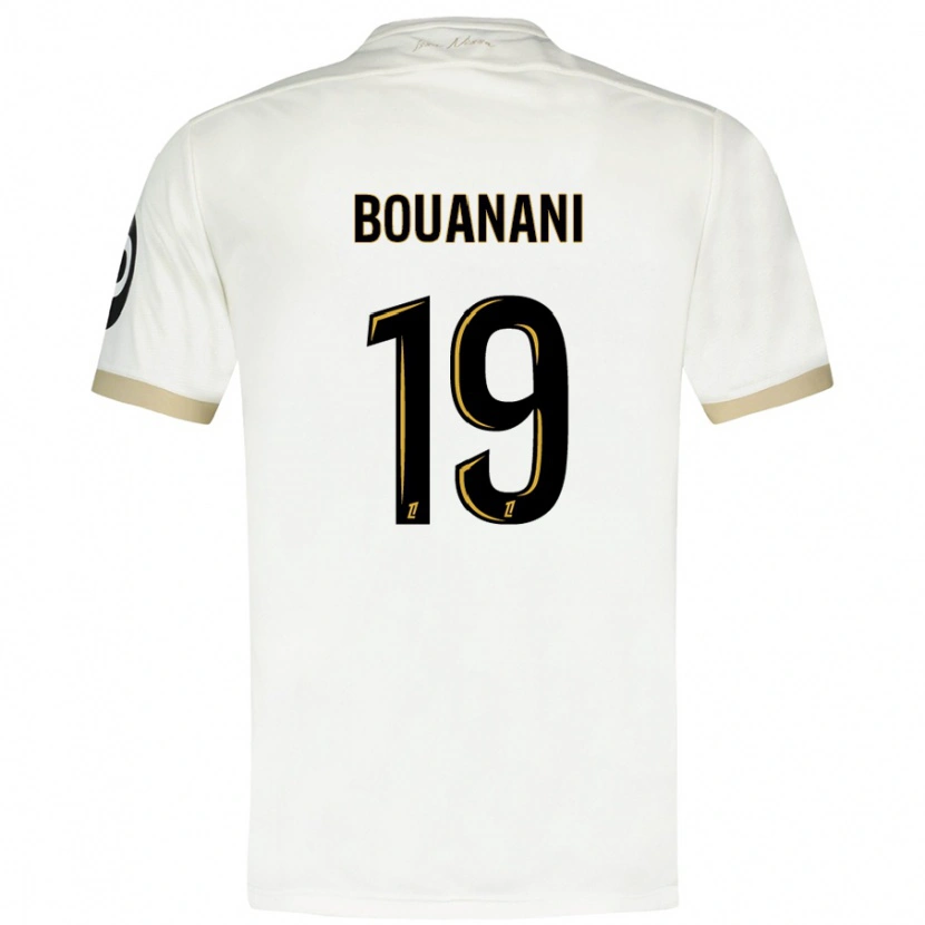 Danxen Damen Badredine Bouanani #19 Weißgold Auswärtstrikot Trikot 2024/25 T-Shirt Schweiz