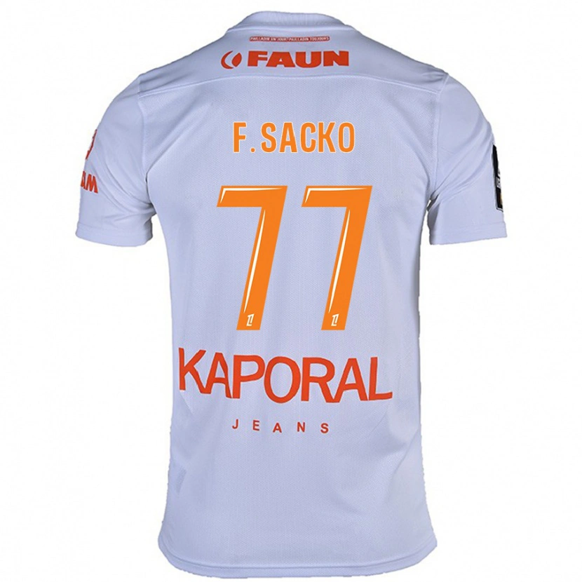 Danxen Damen Falaye Sacko #77 Weiß Auswärtstrikot Trikot 2024/25 T-Shirt Schweiz