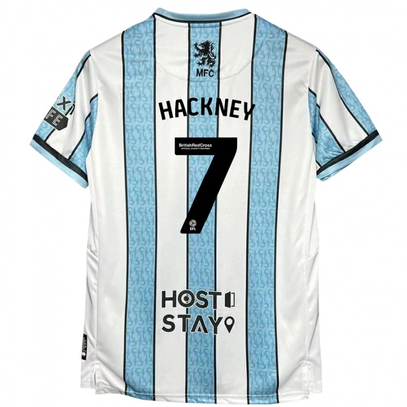 Danxen Damen Hayden Hackney #7 Weiß Blau Auswärtstrikot Trikot 2024/25 T-Shirt Schweiz