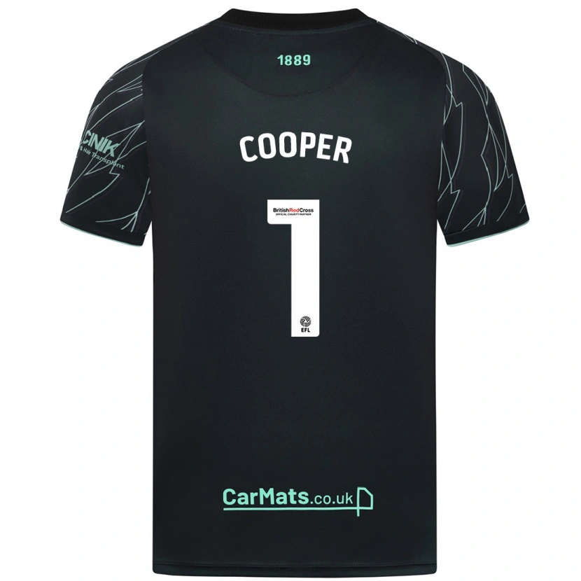 Danxen Damen Michael Cooper #1 Schwarz Grün Auswärtstrikot Trikot 2024/25 T-Shirt Schweiz
