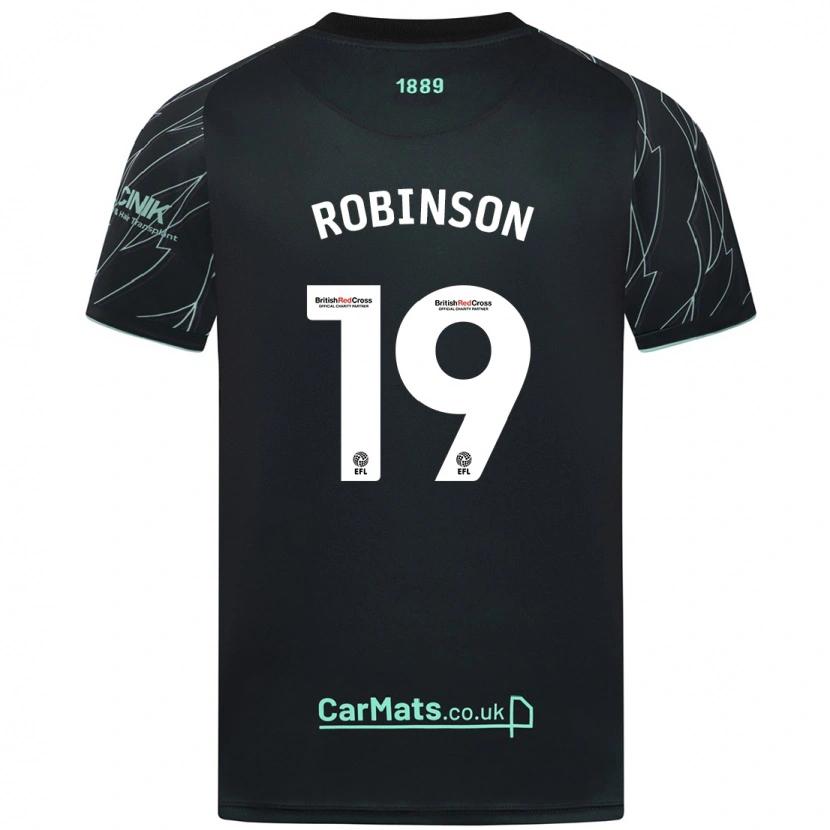 Danxen Damen Jack Robinson #19 Schwarz Grün Auswärtstrikot Trikot 2024/25 T-Shirt Schweiz