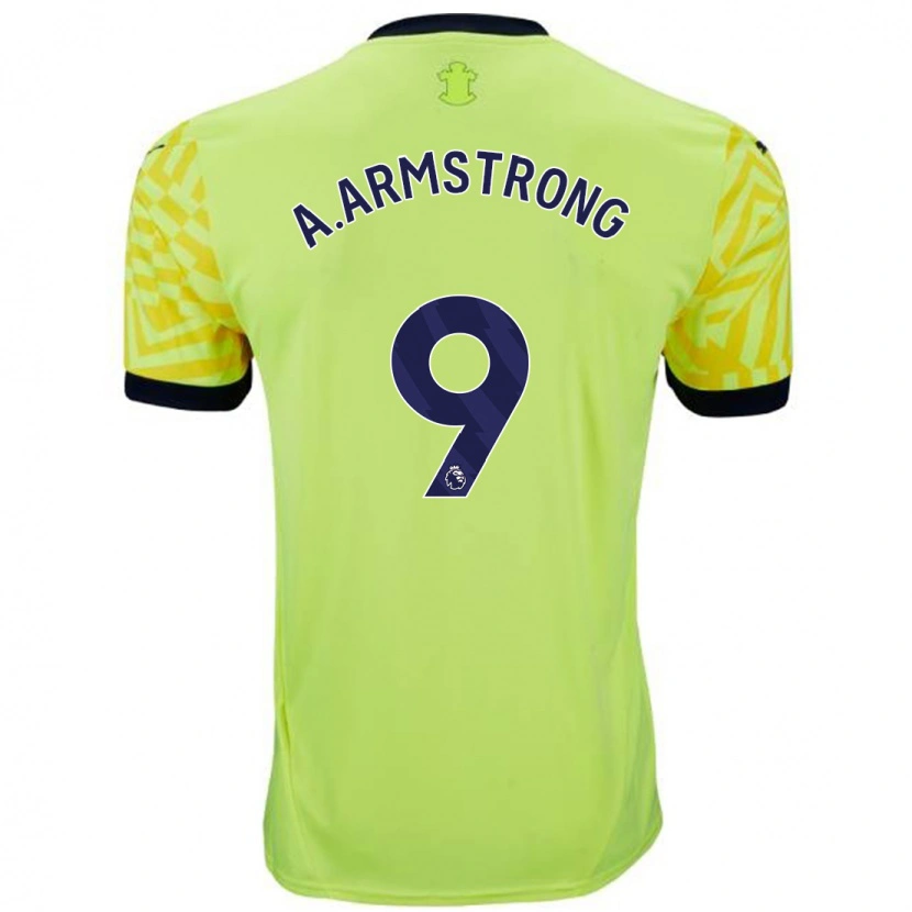 Danxen Damen Adam Armstrong #9 Gelb Auswärtstrikot Trikot 2024/25 T-Shirt Schweiz