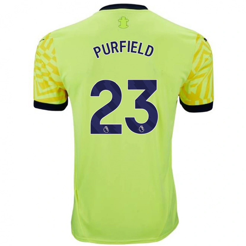 Danxen Damen Jemma Elizabeth Purfield #23 Gelb Auswärtstrikot Trikot 2024/25 T-Shirt Schweiz