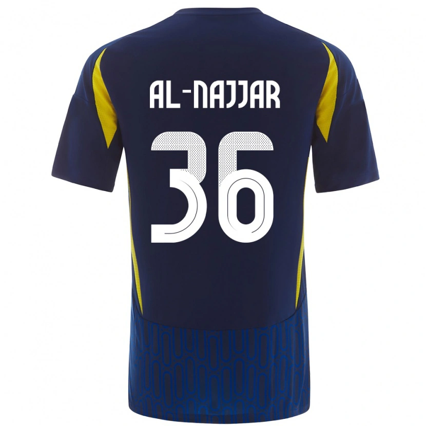 Danxen Damen Raghed Al-Najjar #36 Blau Gelb Auswärtstrikot Trikot 2024/25 T-Shirt Schweiz
