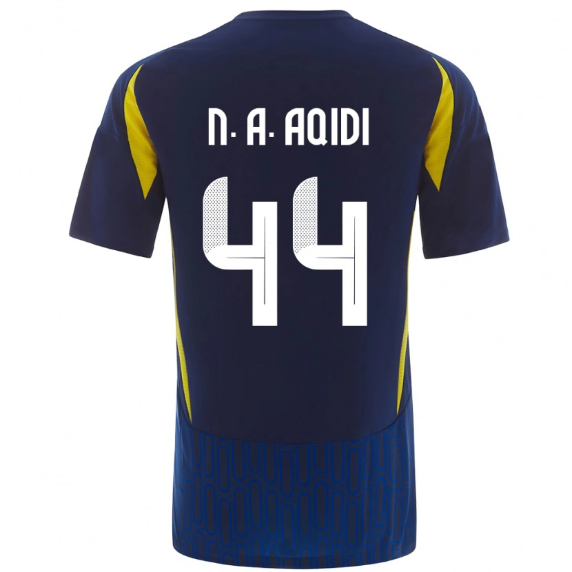Danxen Damen Nawaf Al-Aqidi #44 Blau Gelb Auswärtstrikot Trikot 2024/25 T-Shirt Schweiz