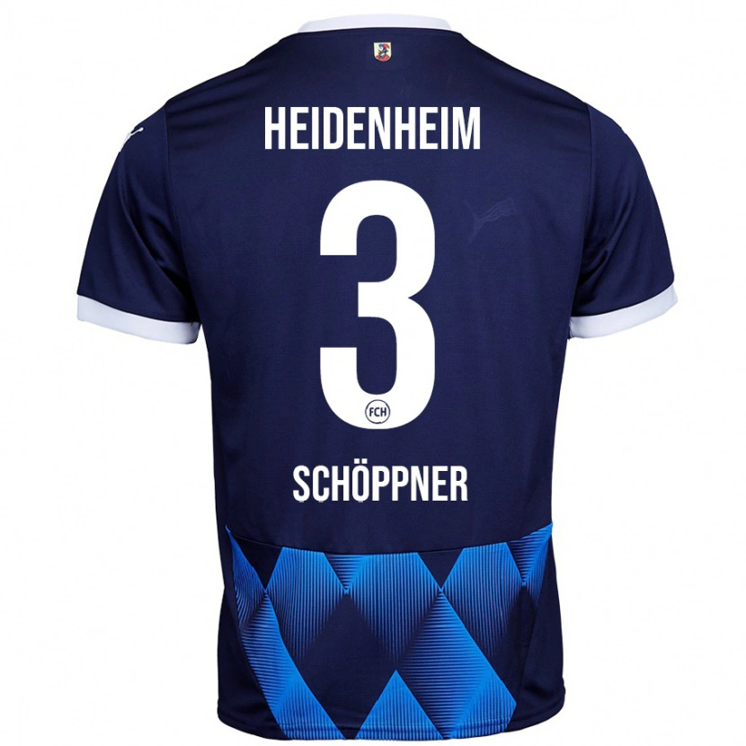 Danxen Damen Jan Schöppner #3 Dunkel Marineblau Auswärtstrikot Trikot 2024/25 T-Shirt Schweiz