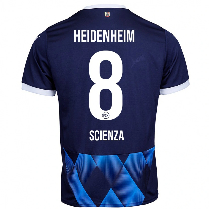 Danxen Damen Léo Scienza #8 Dunkel Marineblau Auswärtstrikot Trikot 2024/25 T-Shirt Schweiz