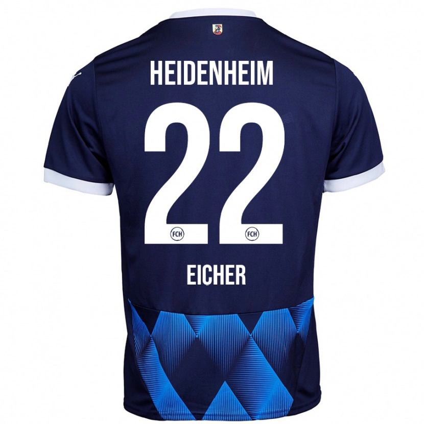 Danxen Damen Vitus Eicher #22 Dunkel Marineblau Auswärtstrikot Trikot 2024/25 T-Shirt Schweiz