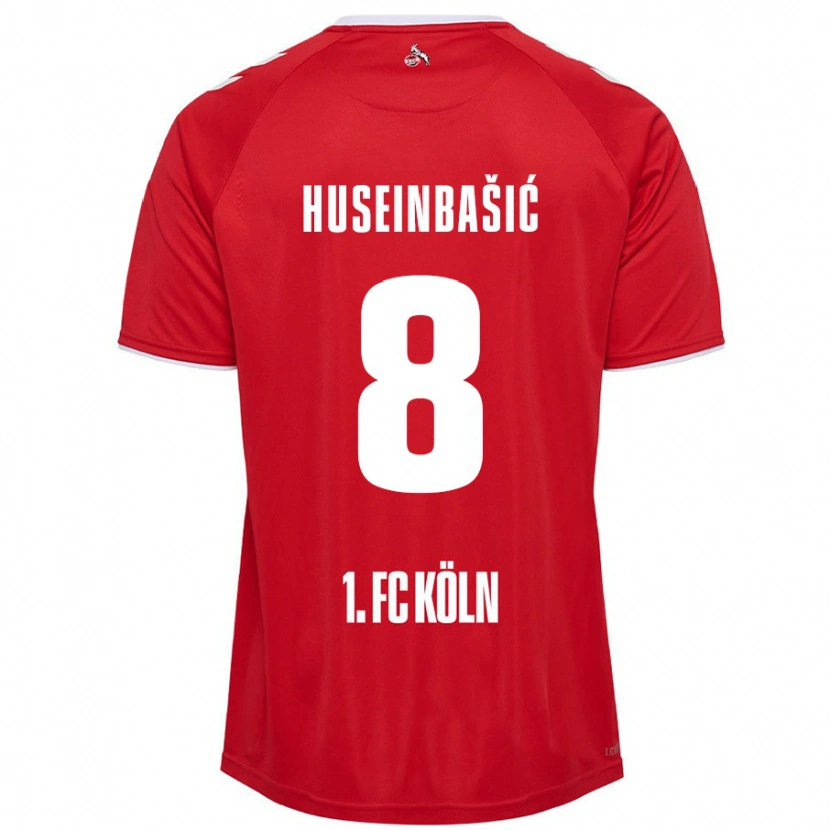 Danxen Damen Denis Huseinbasic #8 Rot Weiß Auswärtstrikot Trikot 2024/25 T-Shirt Schweiz