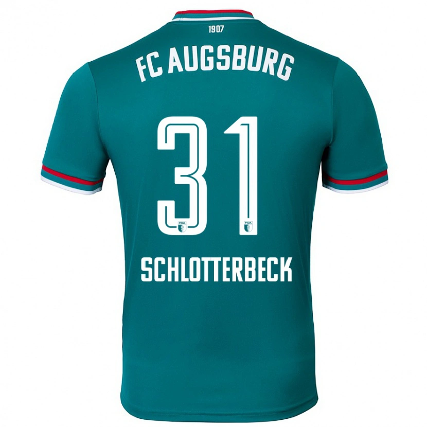 Danxen Damen Keven Schlotterbeck #31 Dunkelgrün Auswärtstrikot Trikot 2024/25 T-Shirt Schweiz