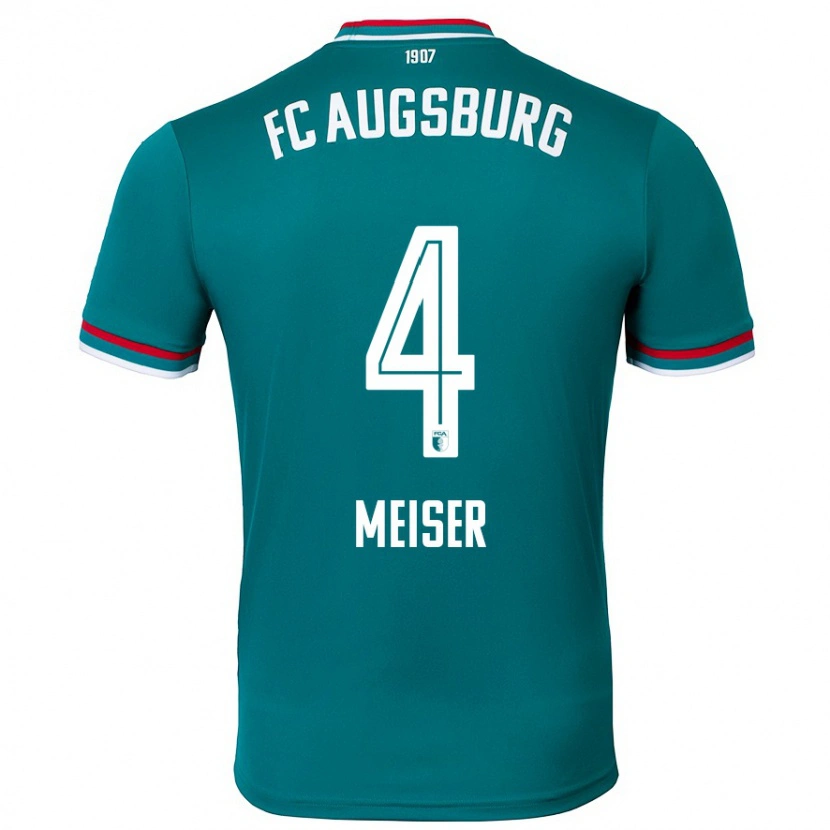 Danxen Damen Felix Meiser #4 Dunkelgrün Auswärtstrikot Trikot 2024/25 T-Shirt Schweiz