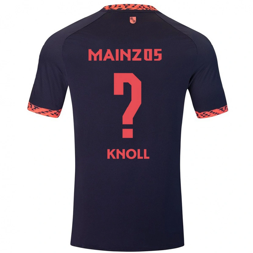 Danxen Damen Max Knoll #0 Blau Korallenrot Auswärtstrikot Trikot 2024/25 T-Shirt Schweiz