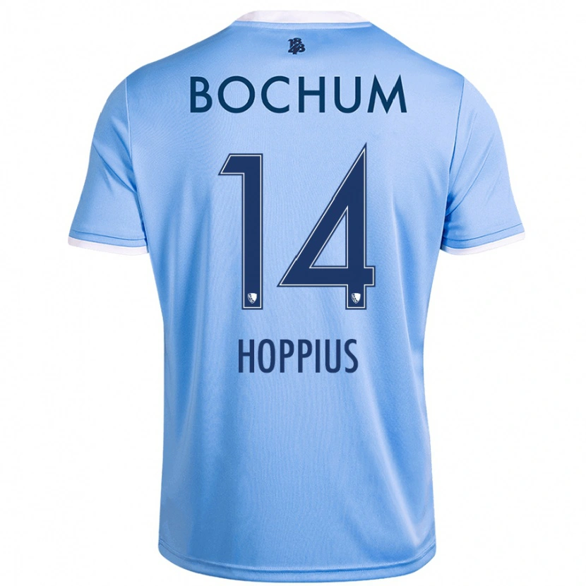 Danxen Damen Dörthe Hoppius #14 Himmelblau Auswärtstrikot Trikot 2024/25 T-Shirt Schweiz