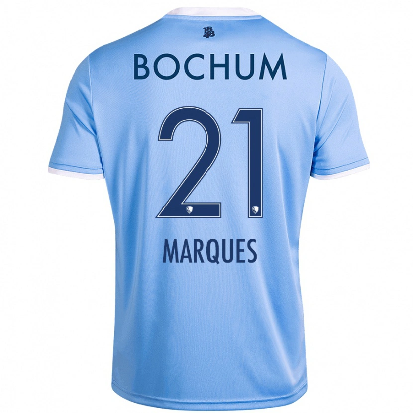 Danxen Damen Anna Marques #21 Himmelblau Auswärtstrikot Trikot 2024/25 T-Shirt Schweiz