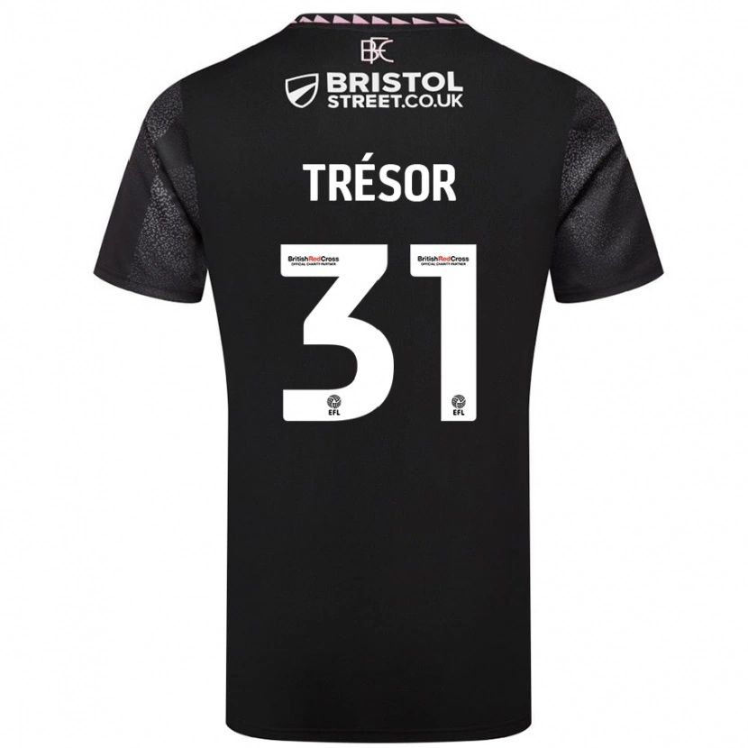 Danxen Damen Mike Trésor #31 Schwarz Auswärtstrikot Trikot 2024/25 T-Shirt Schweiz
