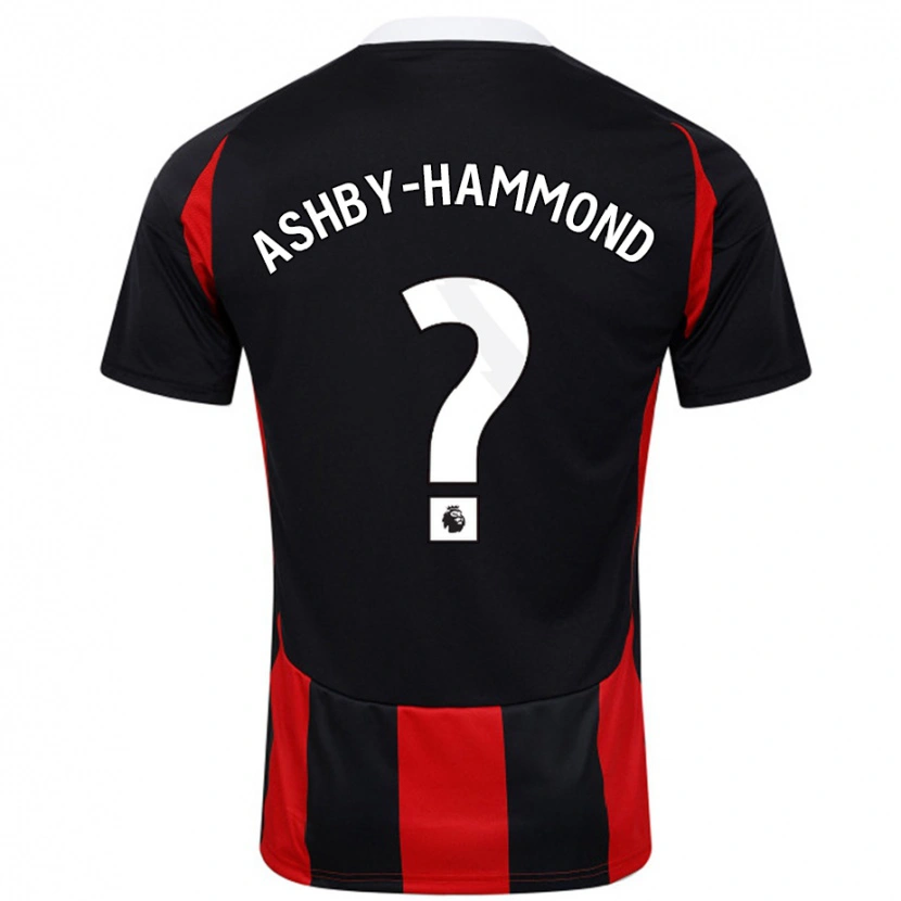 Danxen Damen Luca Ashby-Hammond #0 Schwarz Rot Auswärtstrikot Trikot 2024/25 T-Shirt Schweiz