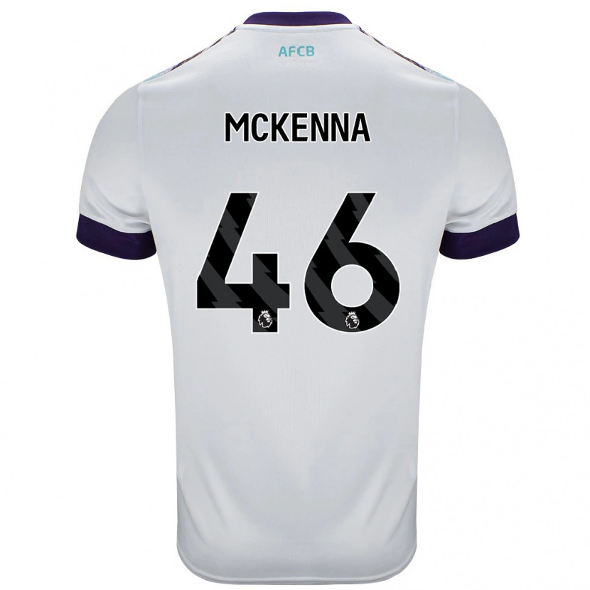 Danxen Damen Callan Mckenna #46 Weiß Grün Lila Auswärtstrikot Trikot 2024/25 T-Shirt Schweiz