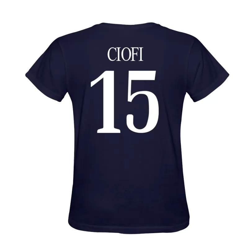 Herren Andrea Ciofi #15 Dunkelblau T-shirt Design Trikot Hemd Schweiz