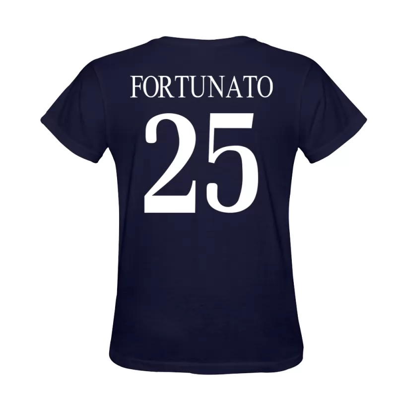 Herren Jacopo Fortunato #25 Dunkelblau T-shirt Design Trikot Hemd Schweiz