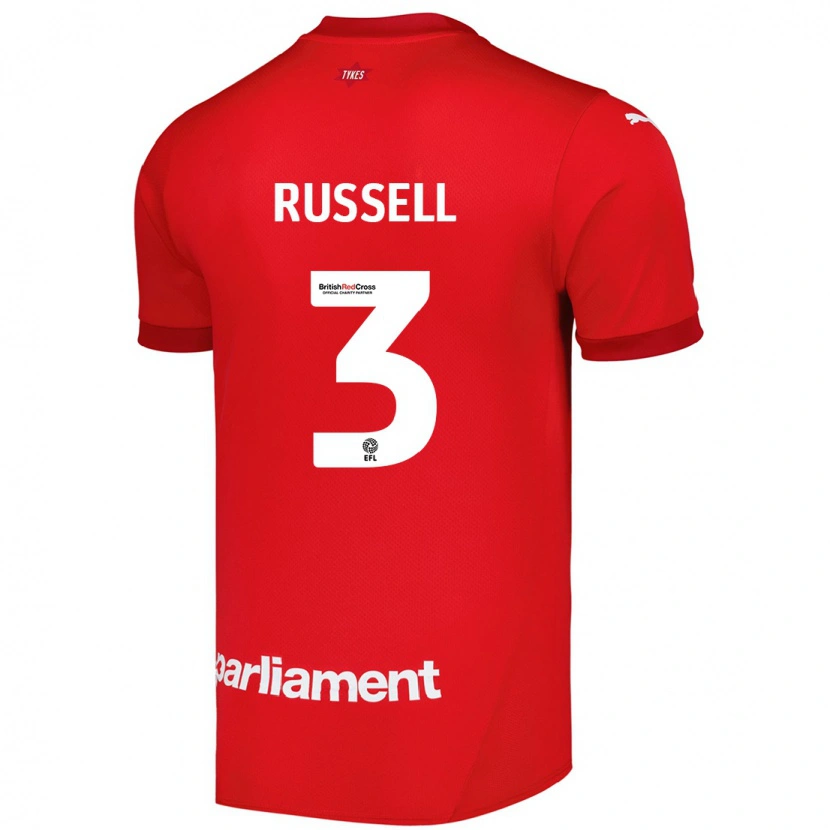 Danxen Kinder Jon Russell #3 Rot Heimtrikot Trikot 2024/25 T-Shirt Schweiz