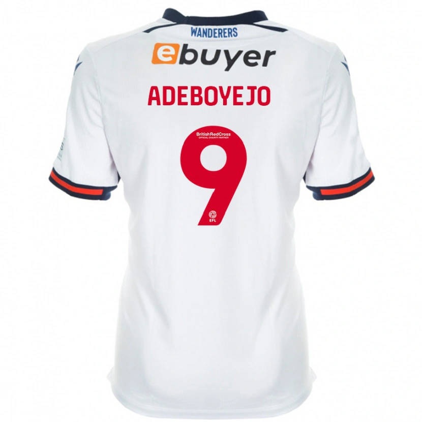 Danxen Kinder Victor Adeboyejo #9 Weiß Heimtrikot Trikot 2024/25 T-Shirt Schweiz