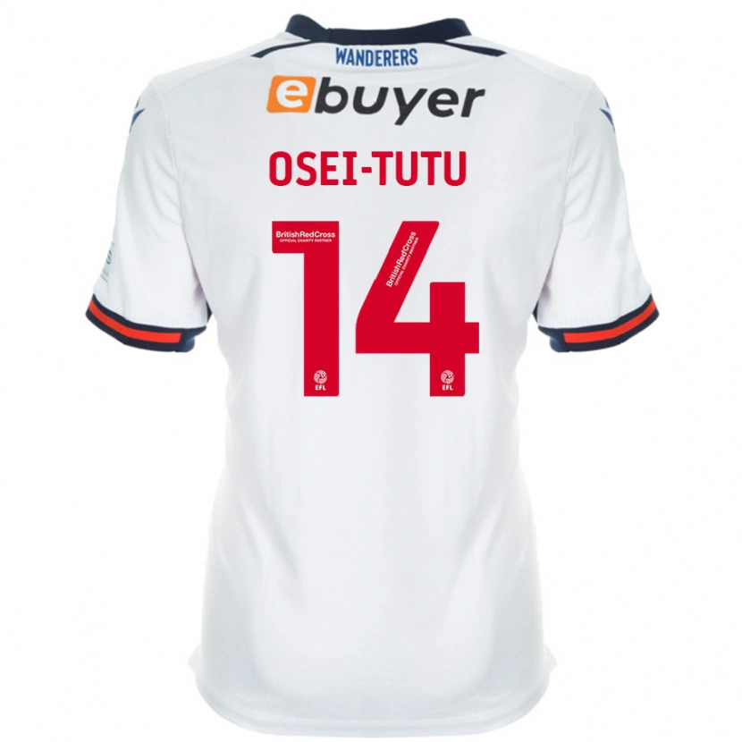 Danxen Kinder Jordi Osei-Tutu #14 Weiß Heimtrikot Trikot 2024/25 T-Shirt Schweiz