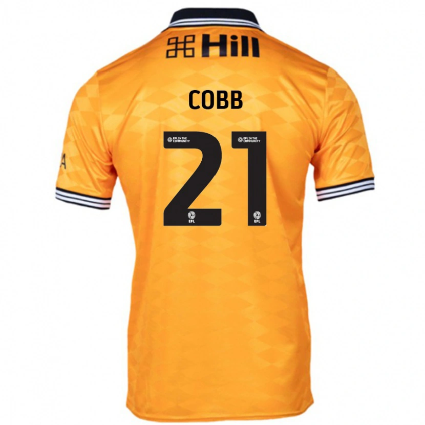 Danxen Kinder Serena Cobb #21 Orange Heimtrikot Trikot 2024/25 T-Shirt Schweiz