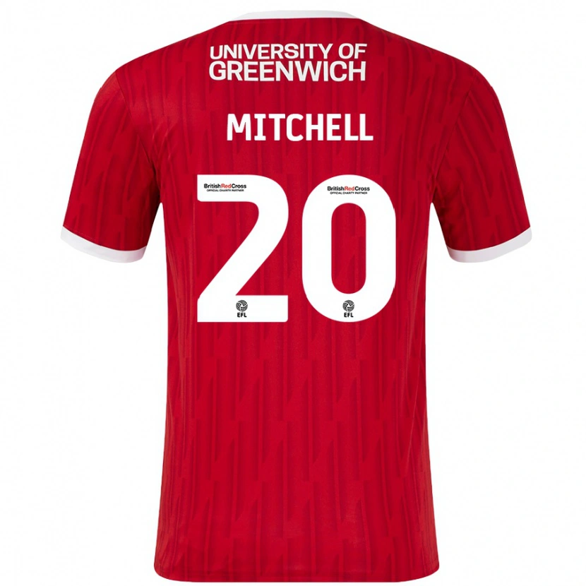 Danxen Kinder Zach Mitchell #20 Rot Weiß Heimtrikot Trikot 2024/25 T-Shirt Schweiz