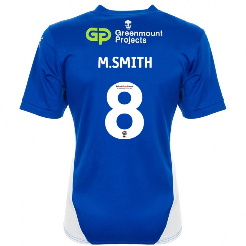 Danxen Kinder Matt Smith #8 Blau Weiß Heimtrikot Trikot 2024/25 T-Shirt Schweiz