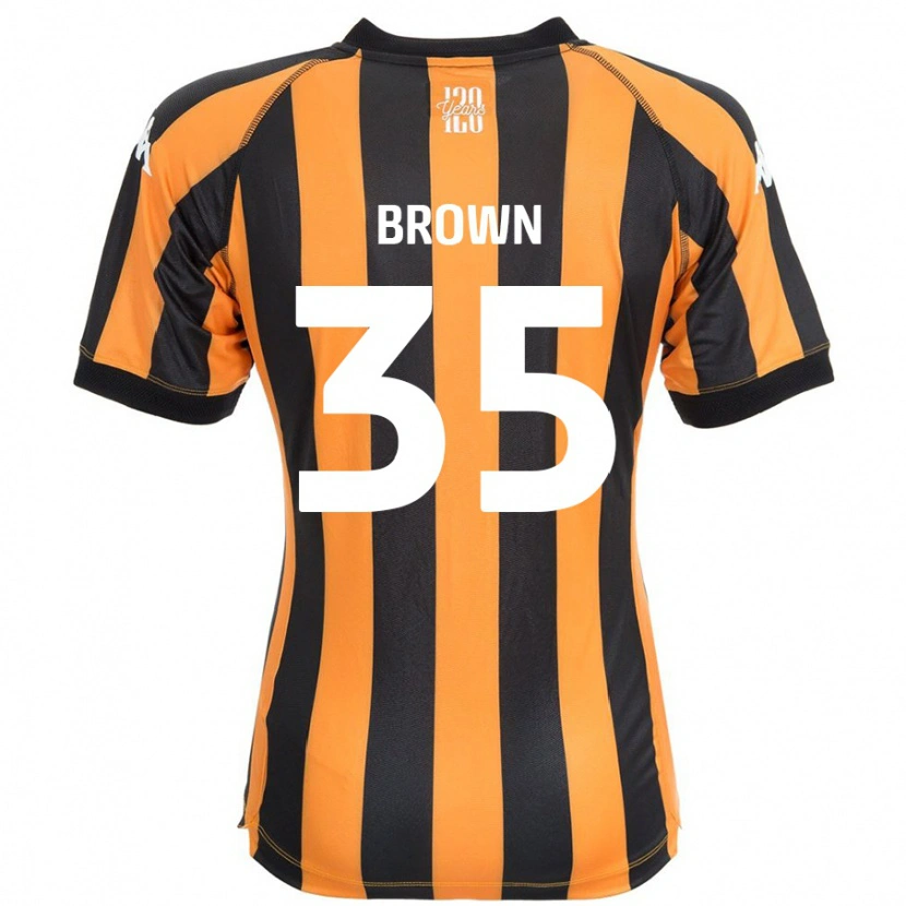 Danxen Kinder Pharrell Brown #35 Schwarz Bernstein Heimtrikot Trikot 2024/25 T-Shirt Schweiz