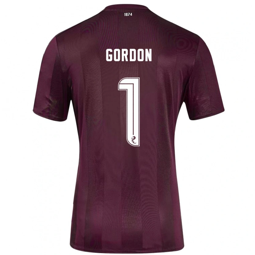 Danxen Kinder Craig Gordon #1 Burgundrot Heimtrikot Trikot 2024/25 T-Shirt Schweiz