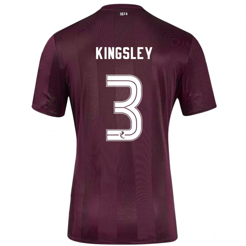 Danxen Kinder Stephen Kingsley #3 Burgundrot Heimtrikot Trikot 2024/25 T-Shirt Schweiz